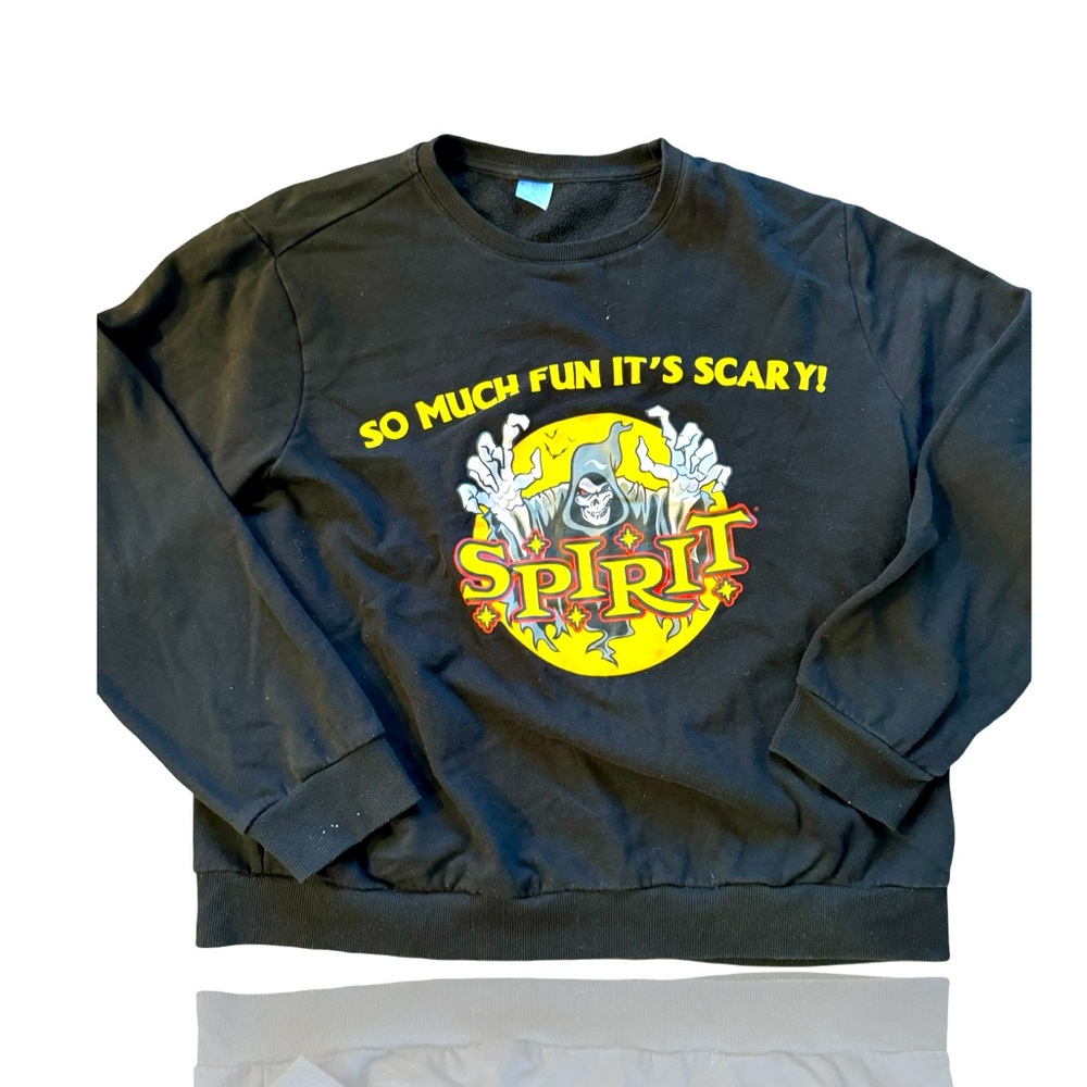 Spirit Halloween Employee Sweatshirt: Womens oversized XL: GUC: Spooky Season